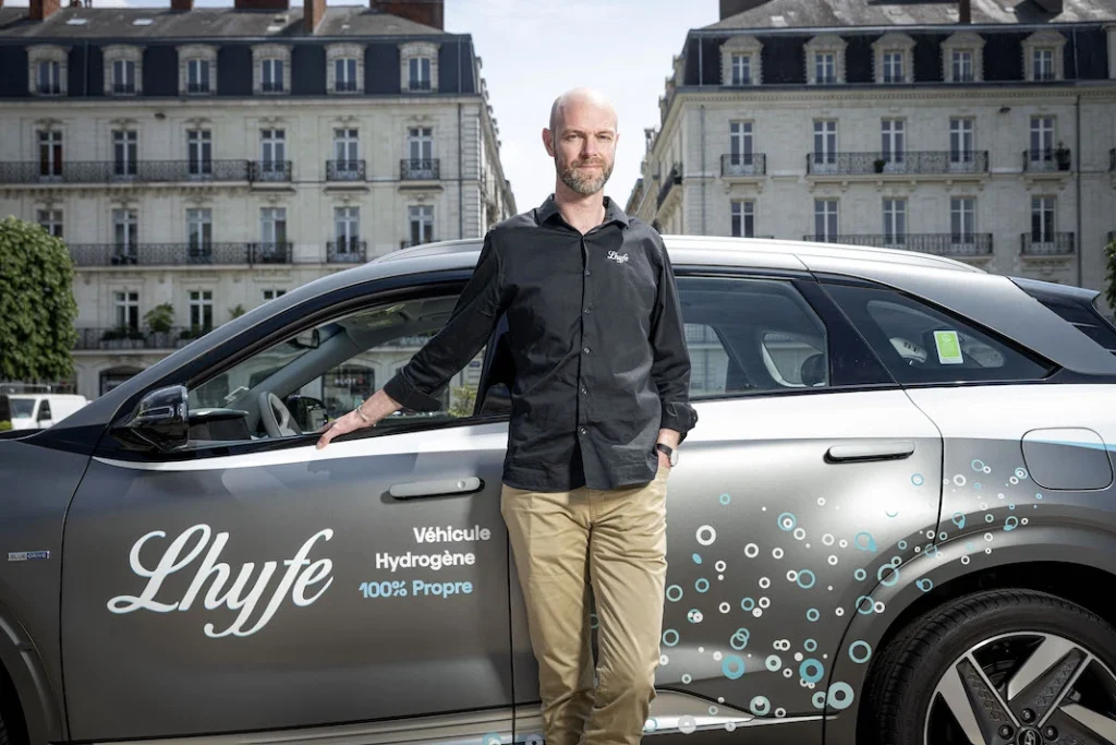 Matthieu Guesné, fondateur et président de la société Lhyfe