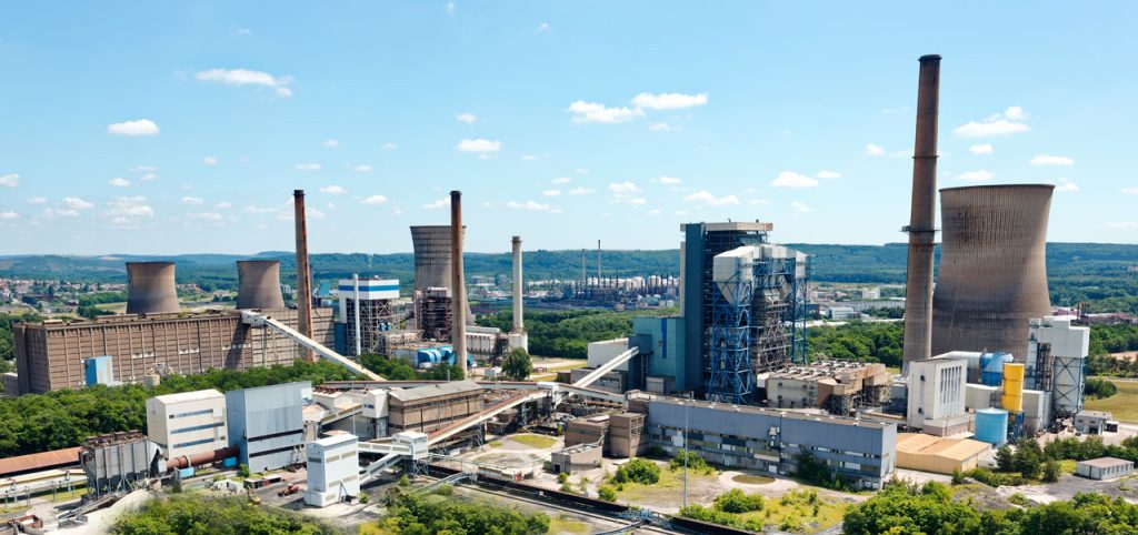 centrale à charbon de GazelEnergie à Saint-Avold dans le nord est de la France