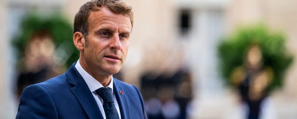 Le Président de la République française, Emmanuel Macron